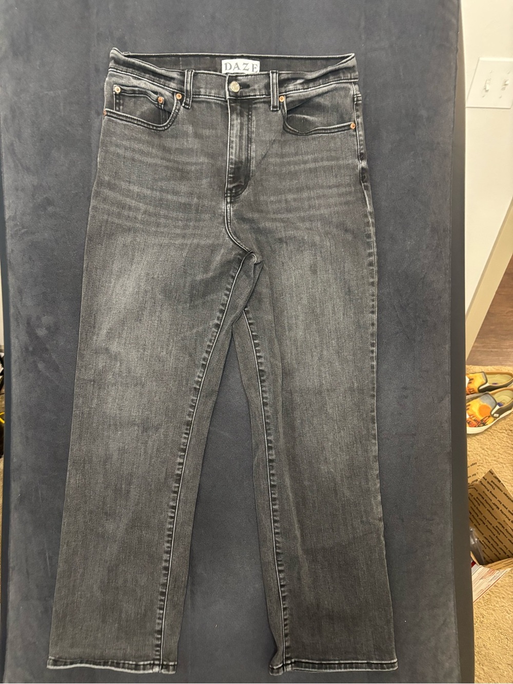 Daze high rise straight jeans